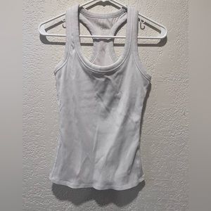 Alo ribbed tank with built in bra
